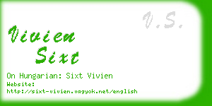 vivien sixt business card